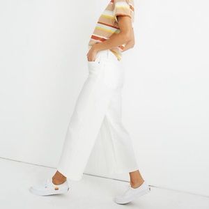 Madewell Wide Leg Crop Jeans
